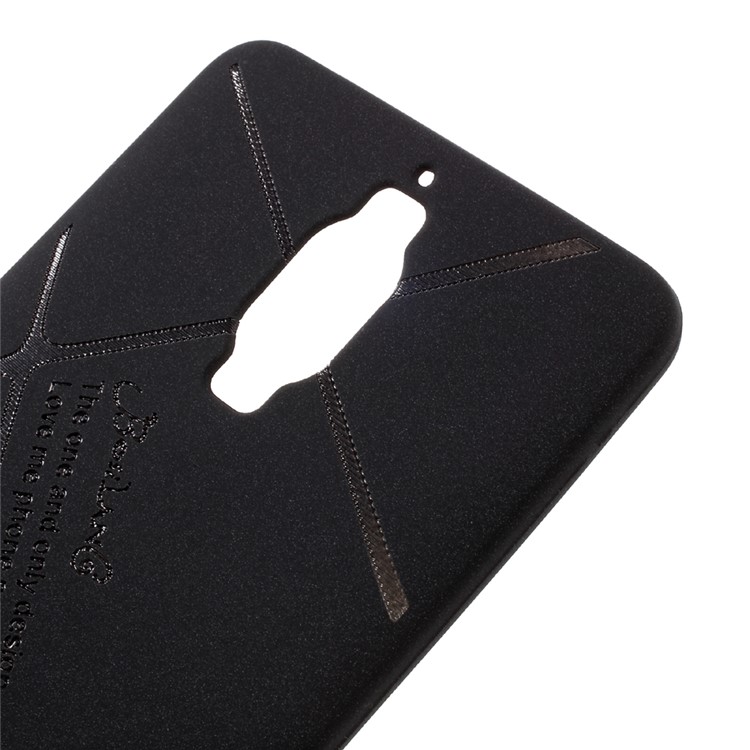 BOSILANG Matte Flexible Mobile Phone Case (TPU) for Huawei Mate 9 Pro / Porsche Design - Black-4