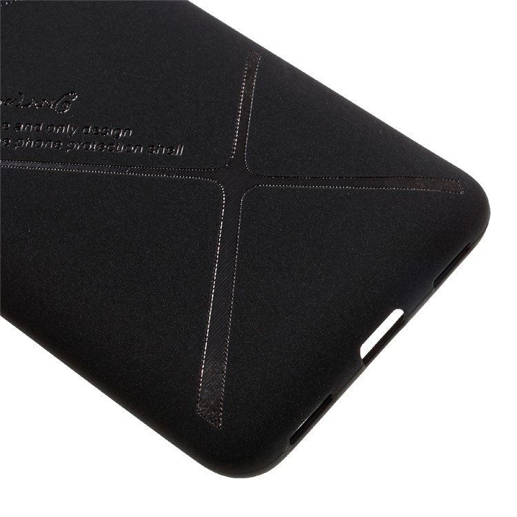 BOSILANG Frosted TPU Back Mobile Phone Case for Huawei Y6 II/Y6II/Honor 5A - Black-5