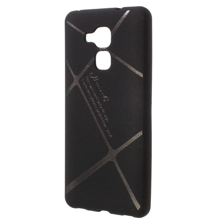 BOSILANG Matte TPU Back Mobile Phone Case for Huawei Honor 5c/GT3/Honor 7 Lite - Black-2