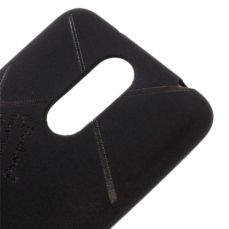 BOSILANG Lines Pattern for Huawei Enjoy 6 Matte TPU Mobile Phone Case - Black-4