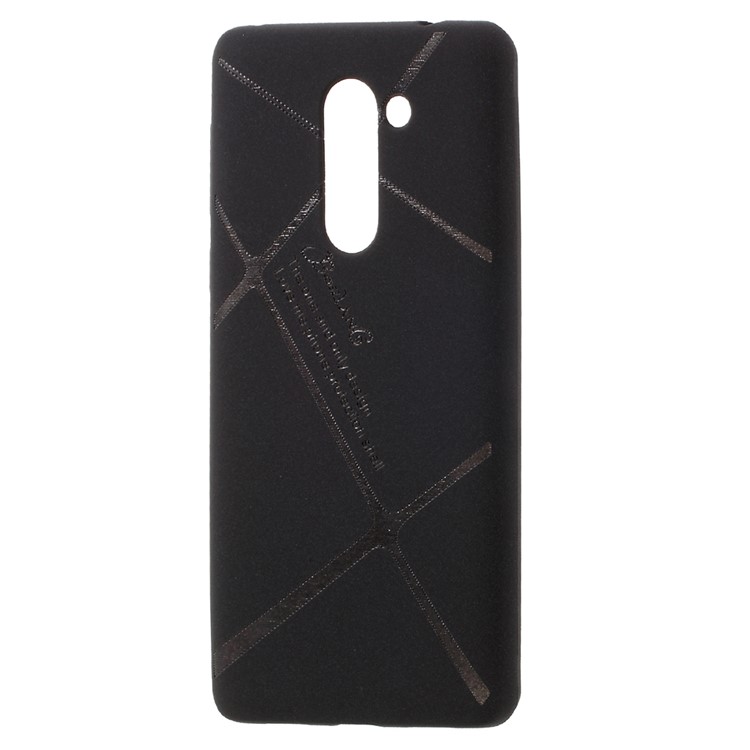 BOSILANG Lines Pattern Matte TPU Mobile Shell for Huawei Honor 6x (2016) / Mate 9 Lite - Black-2