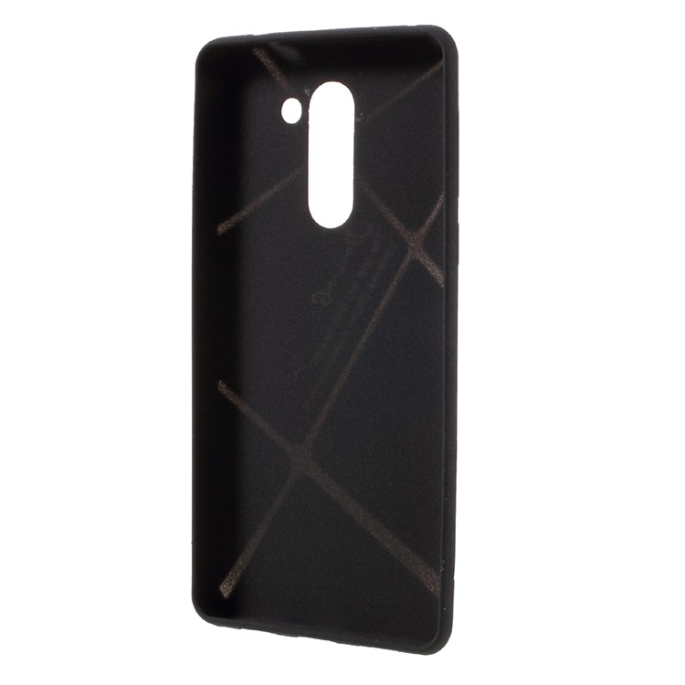 BOSILANG Lines Pattern Matte TPU Mobile Shell for Huawei Honor 6x (2016) / Mate 9 Lite - Black-3