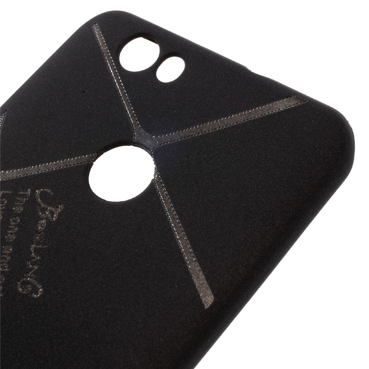 BOSILANG Lines Pattern for Huawei nova Matte TPU Mobile Cover - Black-4