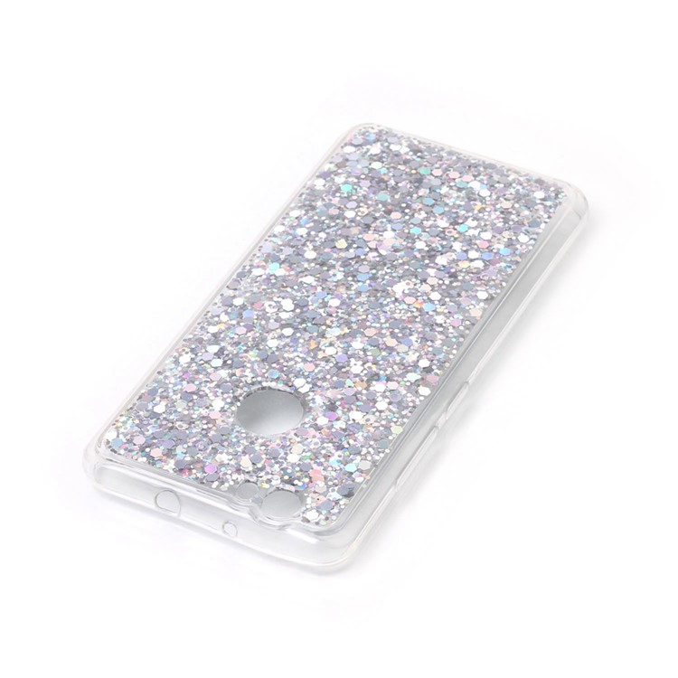 For Huawei nova Color Changing Glittering Sequins Acrylic TPU Phone Case - Silver-3