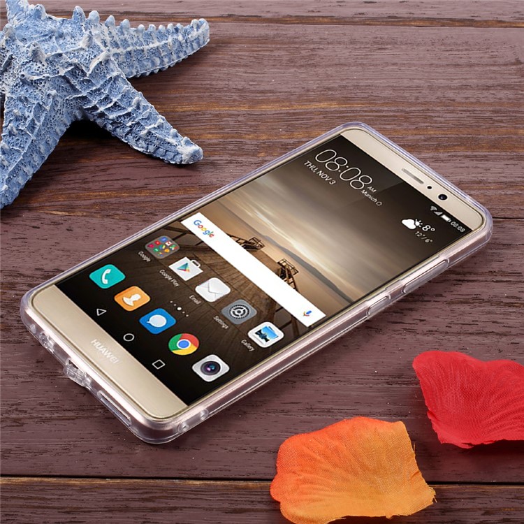Clear Hybrid Cell Phone Case (TPU + Acrylic) for Huawei Mate 9 Pro / Porsche Design --2