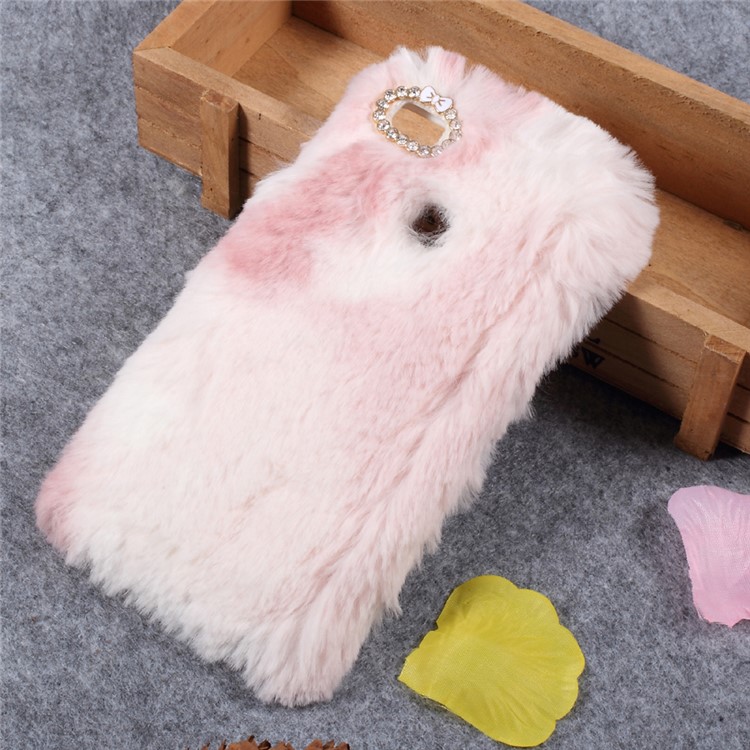 Colorized Rabbit Fur Diamante TPU caso do telefone celular para Huawei P9 Lite / G9 Leve - recortar-1