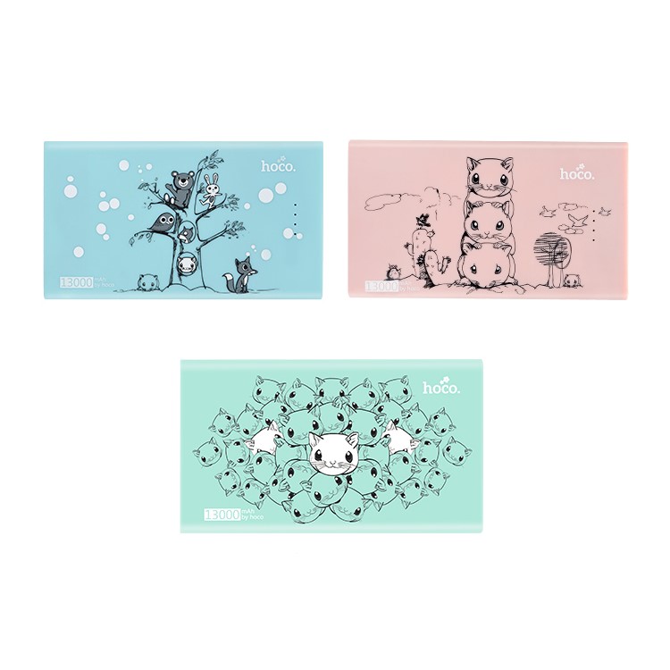 HOCO 13000mAh Cute Mouse Mobile Power Bank Dual USB (JP.11-13000) - Joyous Starry Sky-3