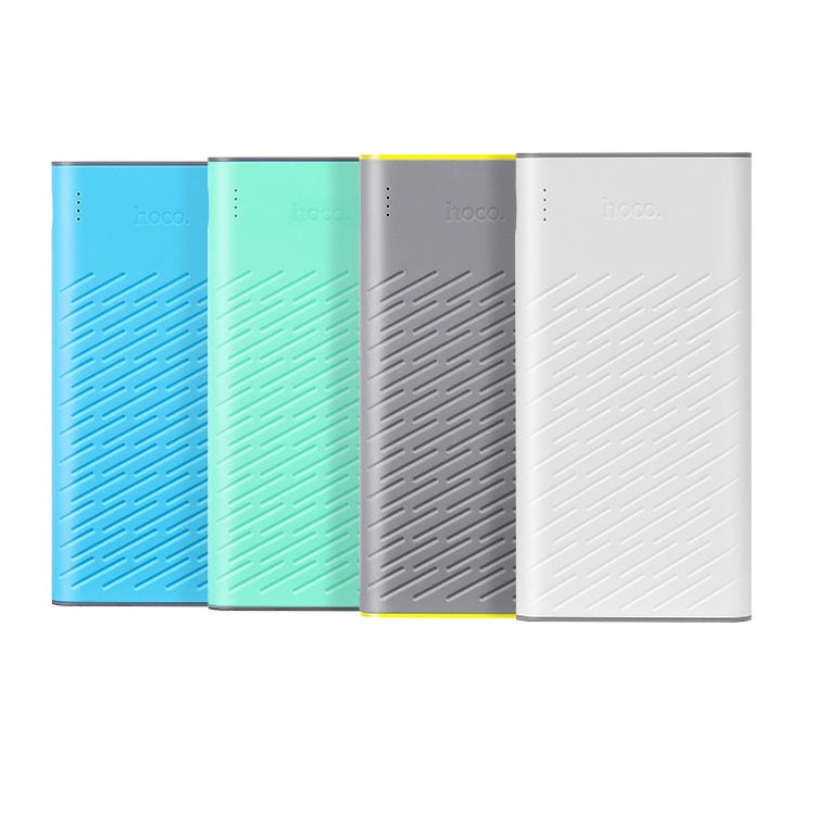 HOCO Concave Pattern Dual USB 30000mAh Power Bank Charger (B18A-30000) - White-2