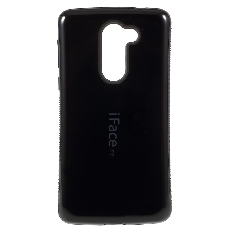 IFACE MALL Glossy Hybrid Phone Case (PC + TPU) for Huawei Honor 6x 2016/Mate 9 Lite - Black-1