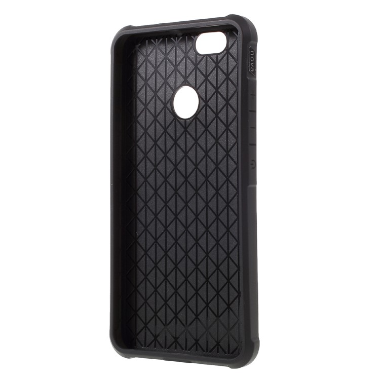 Wrapped Edges Embossed TPU Mobile Phone Case for Huawei nova - White Cat-3