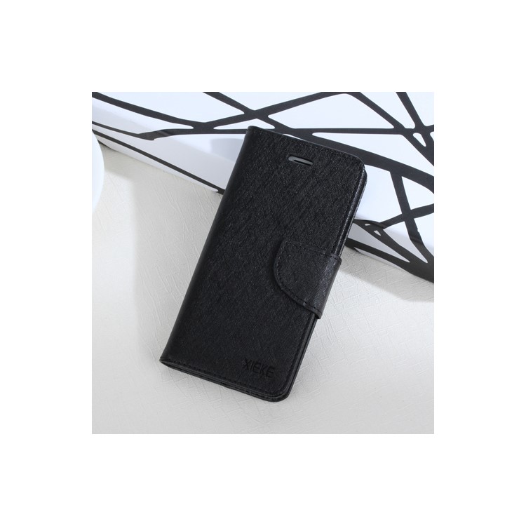 XIEKE Moon Poem Wallet Phone Case for Huawei Mate 8 with Stand - Black-1
