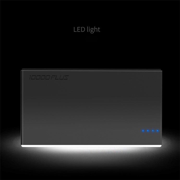 JOYROOM D115 10000mAh External Power Bank with LED Flashlight for iPhone iPad Samsung - White-4