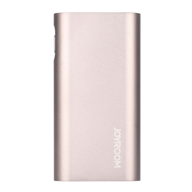 JOYROOM D-M127 5000mAh Metal Skin Dual USB Power Bank with LED Flashlight for iPhone Samsung - Grey-1