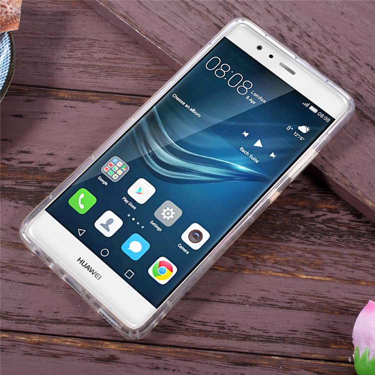 For Huawei P9 Drop-resistant Clear TPU Cell Phone Case-2