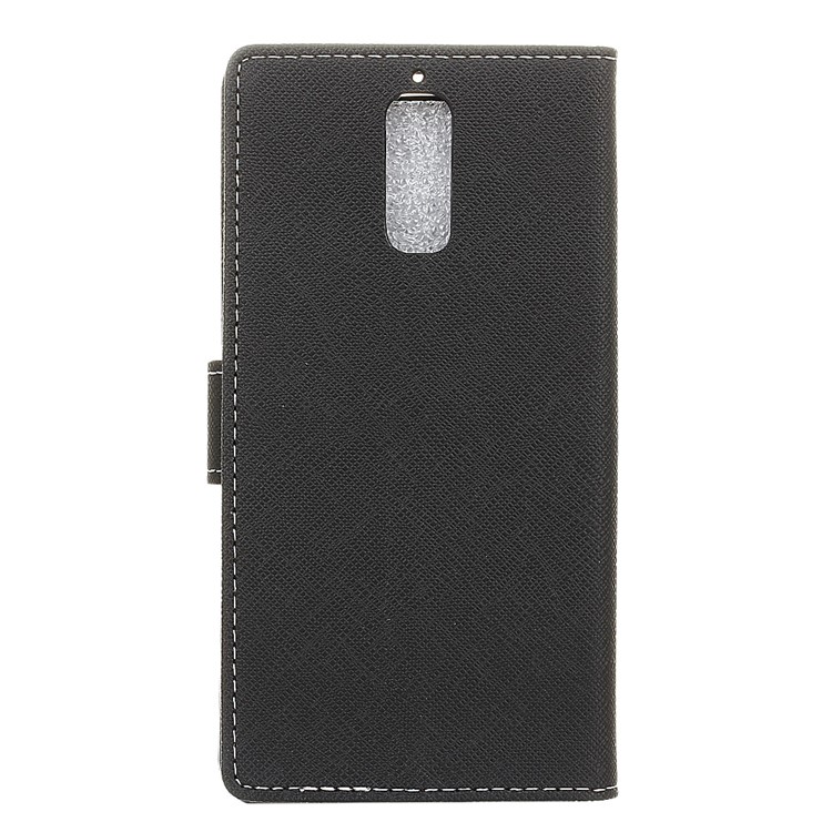 Cross Texture Flip Stand Leather Wallet Case for Huawei Mate 9 Pro/ Porsche Design - Black-2