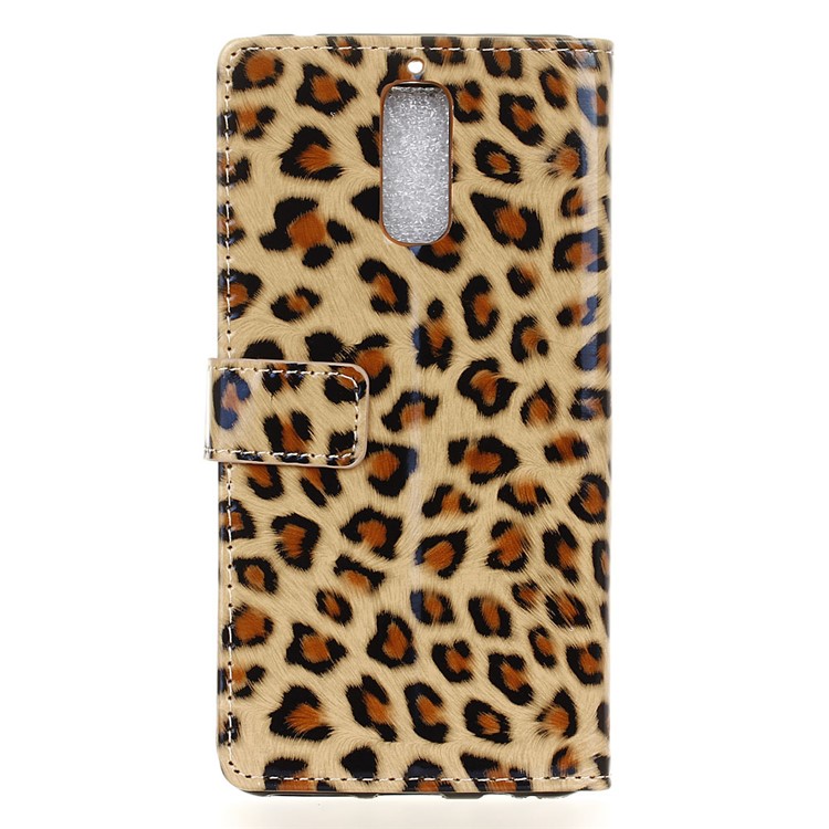 Glossy Leopard Wallet Leather Case Stand for Huawei Mate 9 Pro/ Porsche Design-2