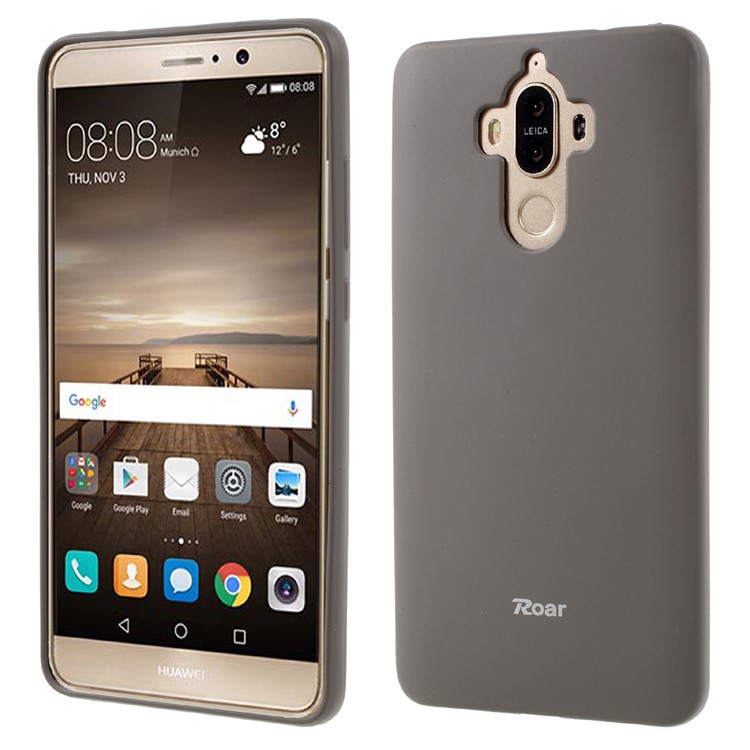 ROAR KOREA All Day Colorful Jelly TPU Case for Huawei Mate 9 - Grey-1