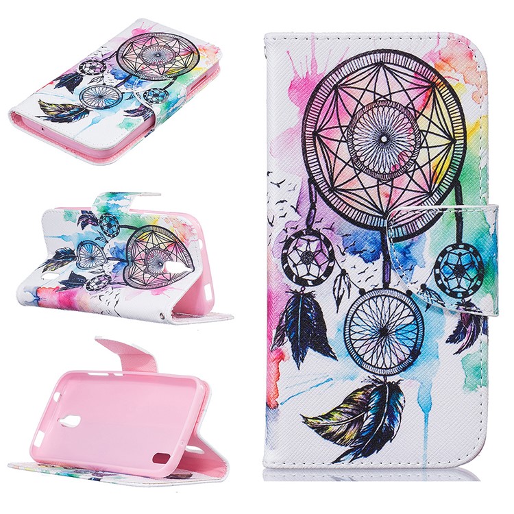 Pattern Printing Wallet Leather Stand Case for Huawei Y625 - Dream Catcher-1