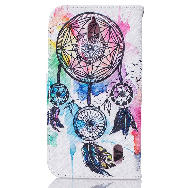 Pattern Printing Wallet Leather Stand Case for Huawei Y625 - Dream Catcher-3