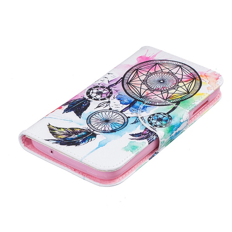 Pattern Printing Wallet Leather Stand Case for Huawei Y625 - Dream Catcher-6
