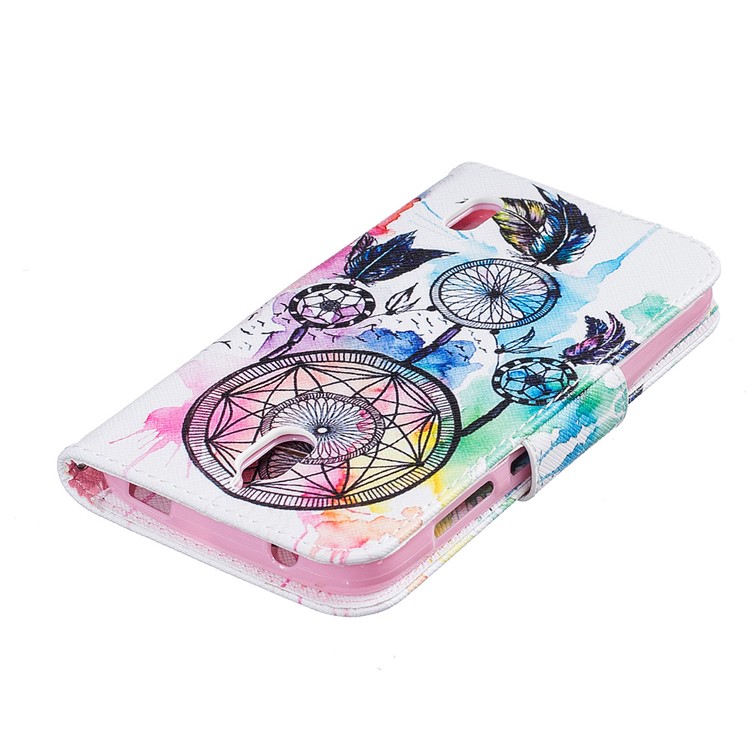 Pattern Printing Wallet Leather Stand Case for Huawei Y625 - Dream Catcher-7