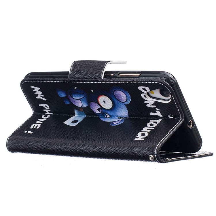 Wallet Leather Stand Case for Huawei Y6 II/Y6II/Honor 5A - Do not Touch My Phone-5