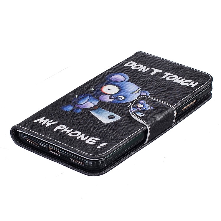 Wallet Leather Stand Case for Huawei Y6 II/Y6II/Honor 5A - Do not Touch My Phone-6
