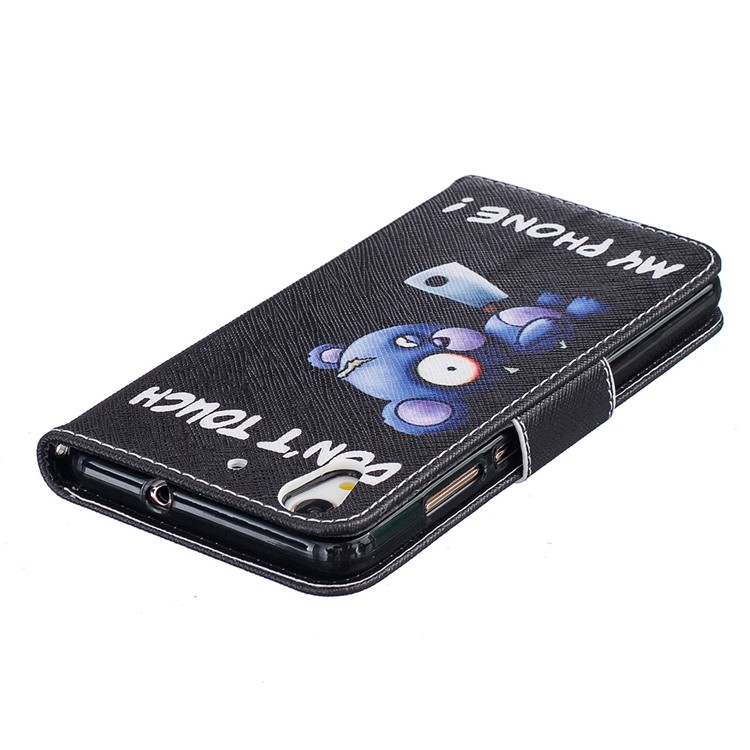 Wallet Leather Stand Case for Huawei Y6 II/Y6II/Honor 5A - Do not Touch My Phone-7