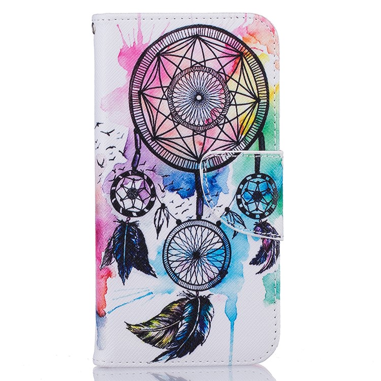 Wallet Leather Stand Case for Huawei Y3 II / Y3II - Dream Catcher-2