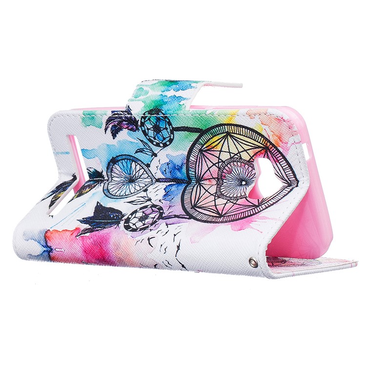 Wallet Leather Stand Case for Huawei Y3 II / Y3II - Dream Catcher-5