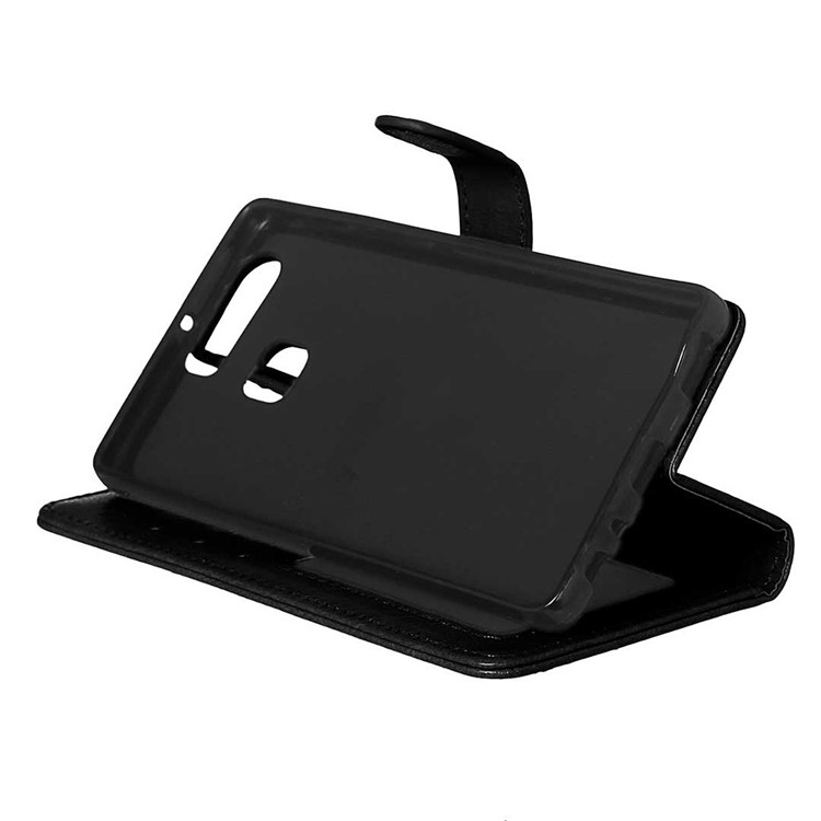 Wallet Leather Stand Case for Huawei P9 - Black-5