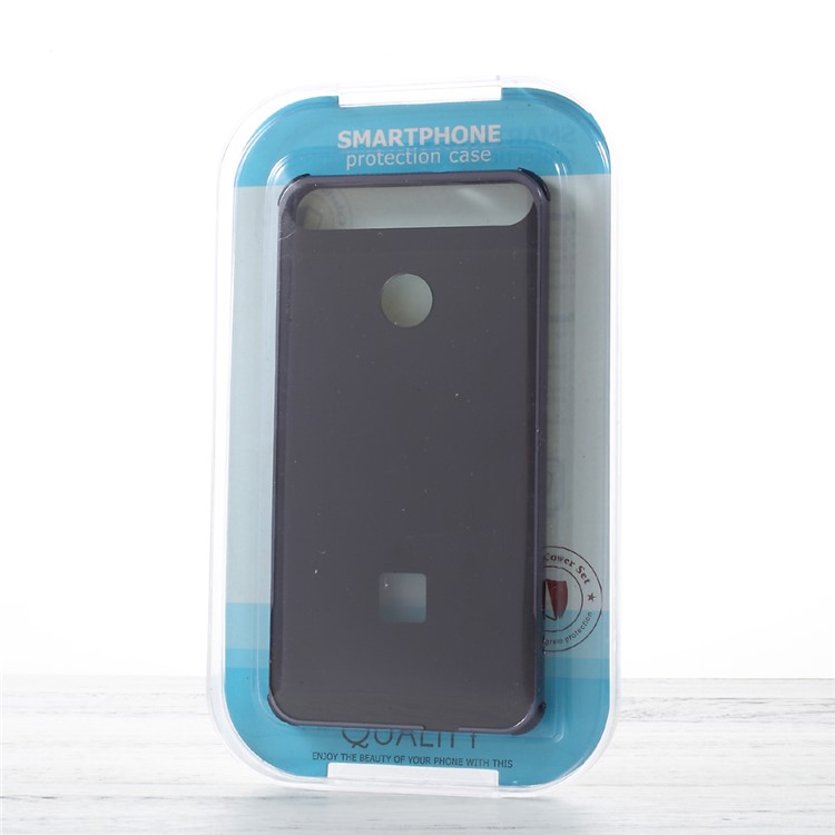 Plated Aluminum Alloy Bumper + Brushed PC Plate Drop-proof Back Case for Huawei nova - Black-6