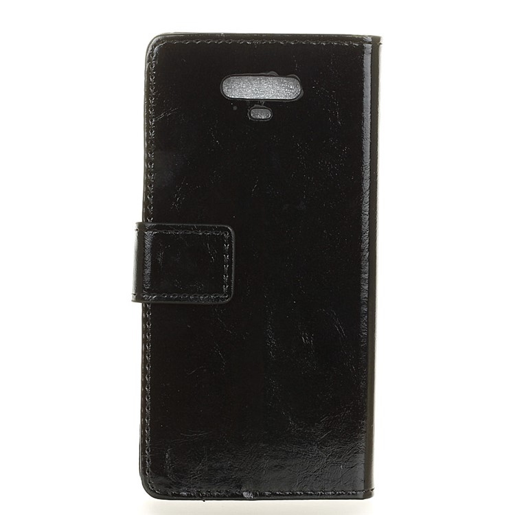 Crazy Horse Texture Wallet Leather Phone Stand Case for Huawei Honor Magic - Black-2