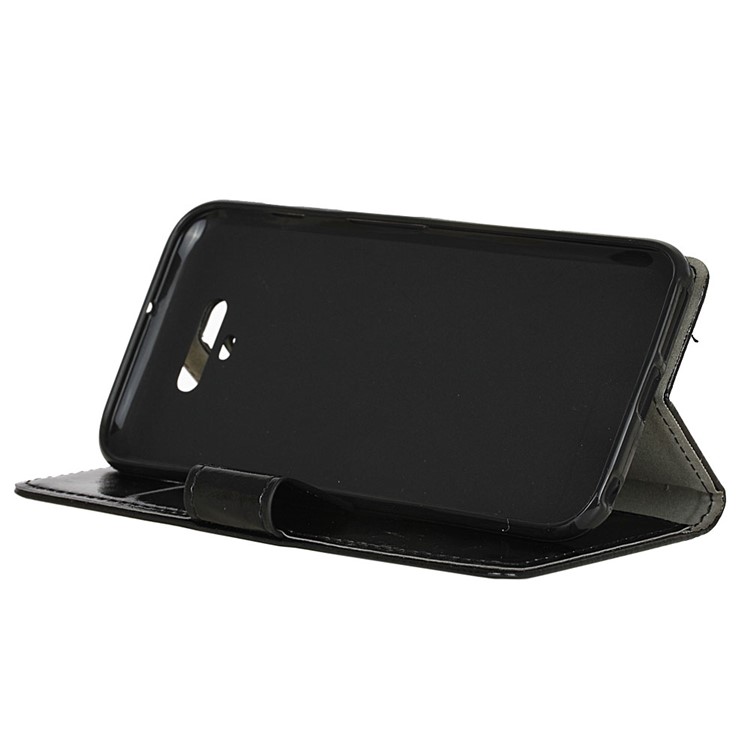 Crazy Horse Texture Wallet Leather Phone Stand Case for Huawei Honor Magic - Black-4