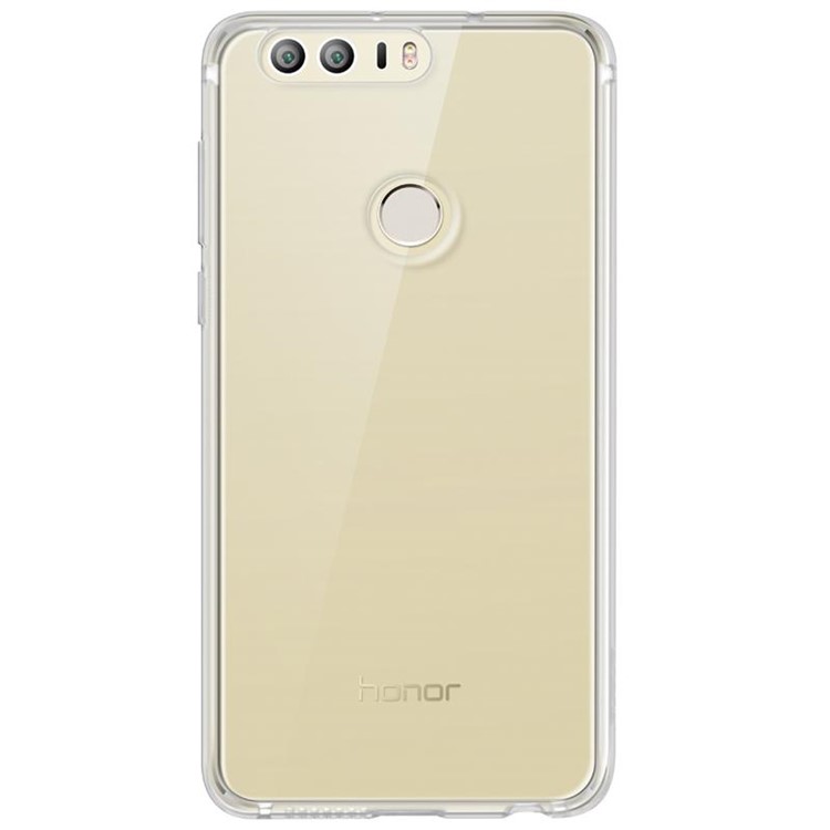 HUAWEI Classic Clear Flexible TPU Mobile Case for Huawei Honor 8 - Transparent-1