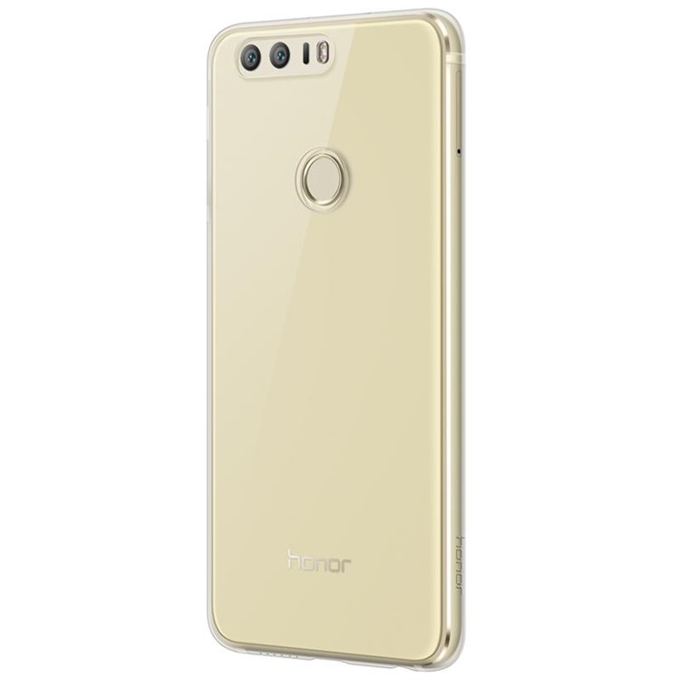HUAWEI Classic Clear Flexible TPU Mobile Case for Huawei Honor 8 - Transparent-2