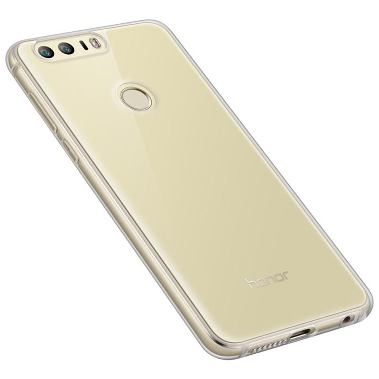 HUAWEI Classic Clear Flexible TPU Mobile Case for Huawei Honor 8 - Transparent-3
