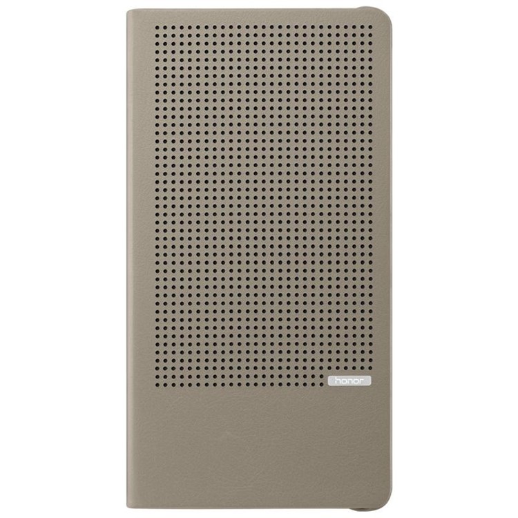 HUAWEI Dot View Window Smart Leather Stand Phone Case for Huawei Honor Note 8 - Grey-2