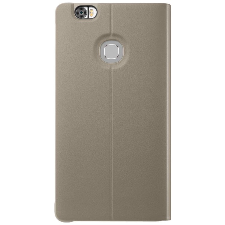 HUAWEI Dot View Window Smart Leather Stand Phone Case for Huawei Honor Note 8 - Grey-4