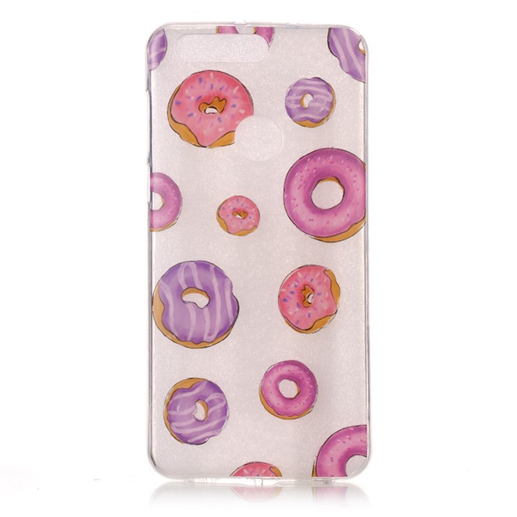 Musterdruck IMD TPU Shell Für Huawei Ehre 8 - Donut-Muster-1