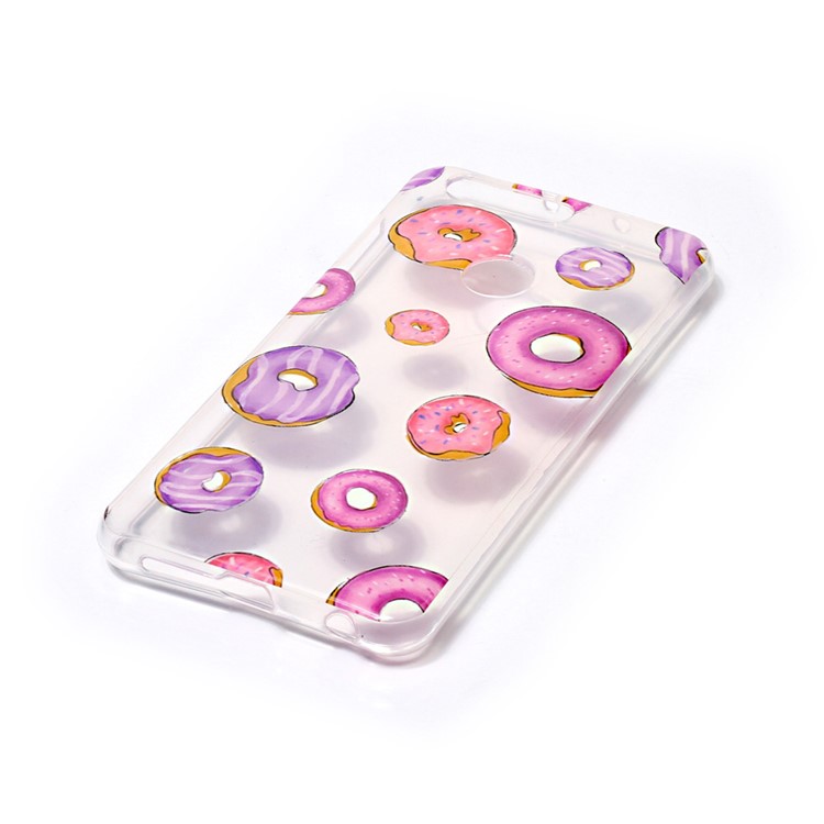 Musterdruck IMD TPU Shell Für Huawei Ehre 8 - Donut-Muster-2