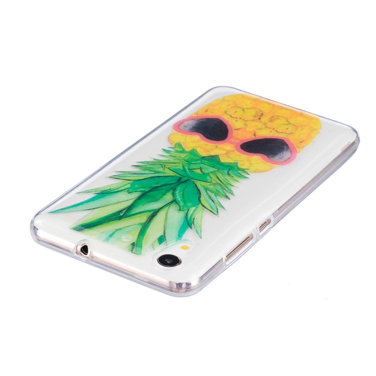 Pattern Printing IMD TPU Case for Huawei Y6 II/Y6II/Honor 5A - Pineapple Pattern-3