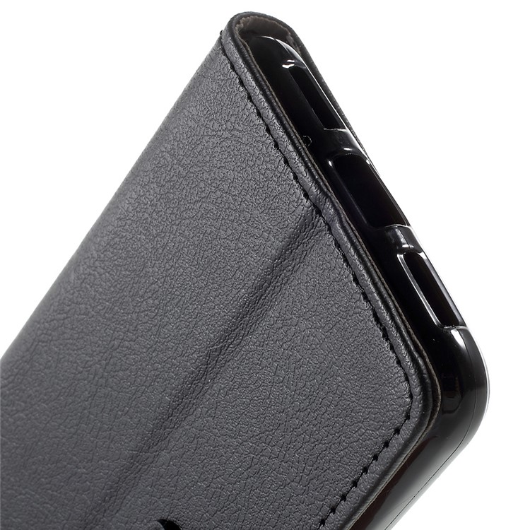 Wallet Leather Stand Case for Huawei P8 Lite (2017) / Honor 8 Lite - Black-10