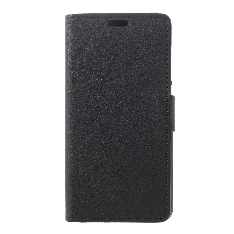 Wallet Leather Stand Case for Huawei P8 Lite (2017) / Honor 8 Lite - Black-2