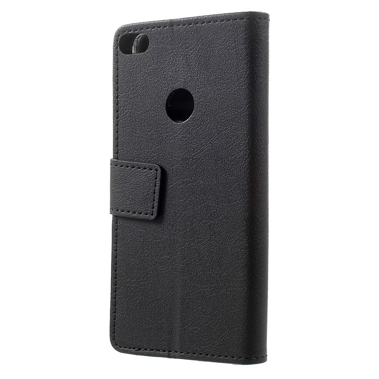 Wallet Leather Stand Case for Huawei P8 Lite (2017) / Honor 8 Lite - Black-3