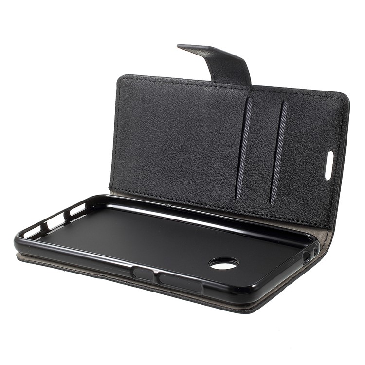 Wallet Leather Stand Case for Huawei P8 Lite (2017) / Honor 8 Lite - Black-6