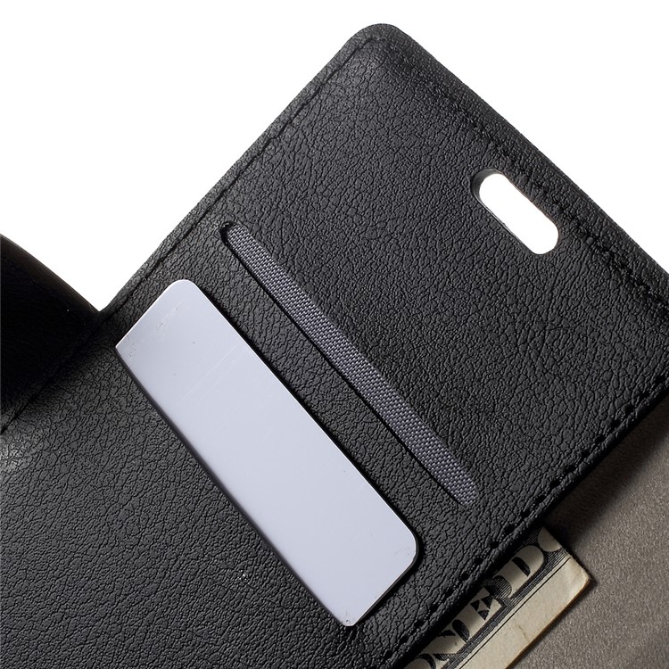 Wallet Leather Stand Case for Huawei P8 Lite (2017) / Honor 8 Lite - Black-7