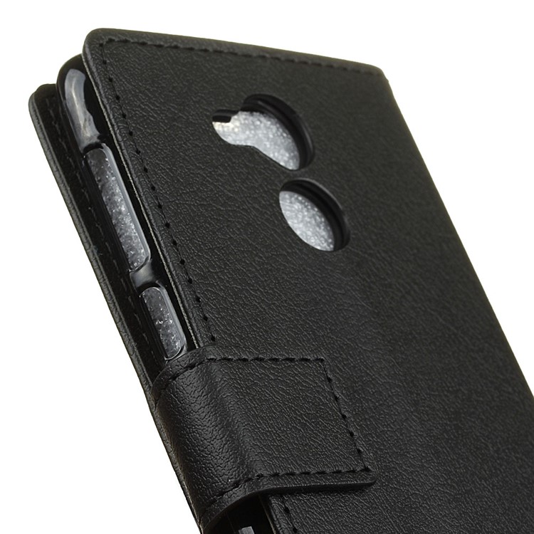 Wallet Mobile Phone Case (PU Leather + TPU) for Huawei Enjoy 6s - Black-7
