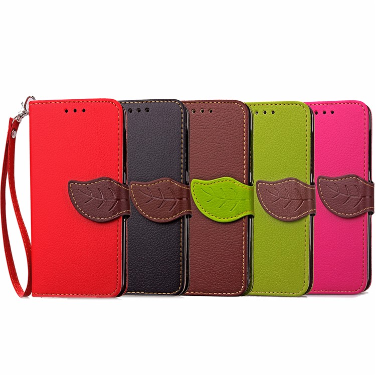 Leather Stand Wallet Phone Case with Lanyard for Huawei Y5II/Y5 II/Honor 5 - Rose-13