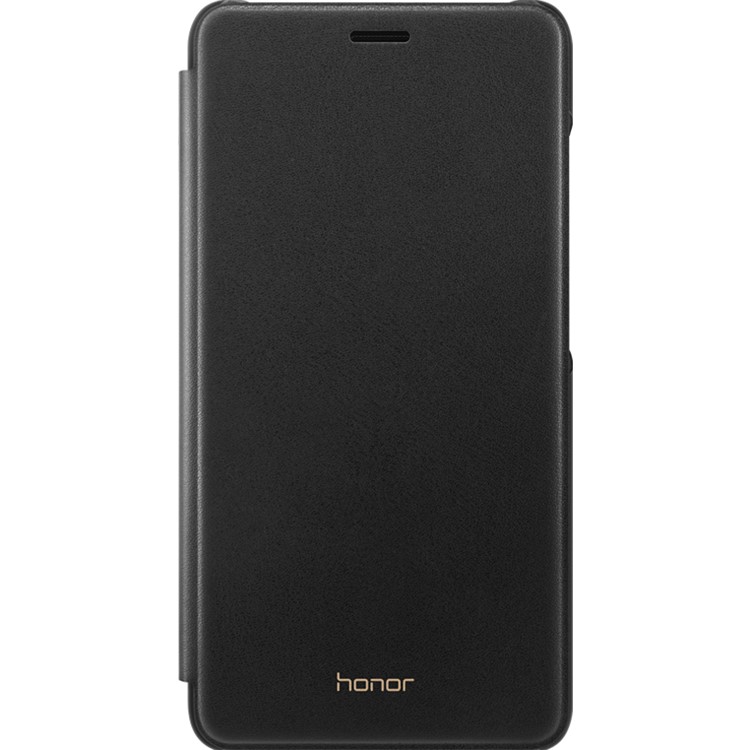 HUAWEI Business Style Classic Ultra-thin Leather Flip Mobile Case for Huawei Honor 5c / GT3 - Black-1